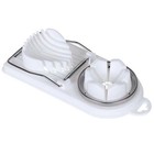 2-in-1 Egg Slicer Egg Cutter Stainless Steel Multifunctional For Hard Boiled Egg