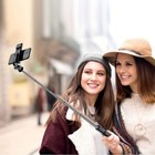 Selfie Stick Tripod With Bluetooth Remote Portable For Iphone Samsung Phones   