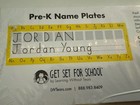 Learning Without Tears Get Set For School Pre-k Name Plates New Sealed  30 