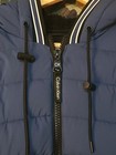 Calvin Klein Men s Large Blue Sorona Aura Sherpa Hooded Puffer Jacket L