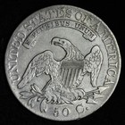 1824 4 Capped Bust Half Dollar 50c 90  Silver Ungraded Us Coin 