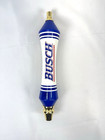 Busch Beer Tap Handle Collectible White Blue And Gold 11 5 In Long