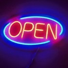 Led Neon Open Sign 16  X 9  Open Sign 4 Business 3 Mode Brightness On Off Button