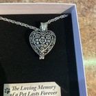Cathedral Art Abbey   Ca Gift Pet Memorial Loving Locket With Vial For Ashes