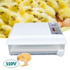 64-egg Automatic Incubator Dual Power 110v 12v Digital Temp Control Auto Turner
