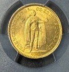 1896-kb Hungary 20 Korona Gold Coin - Pcgs Ms62