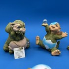 5 Dragon Keep Figurines Marty Sculpture Vg  W  Crystals Vintage Figurine Lot