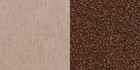 18 5   Wide Beige Fabric Stacking Church Chair With Copper Vein Frame