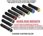 For Glock 19 19x 23 32 45 47 Gen 4 And 5 Heavy Stainless Steel Guide Rod