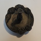 Godinger Silver Art Co  Ltd  Silver Plate Rose Ring Holder Dish