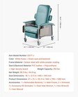 Vevor Geri Chair Recliner 4-position Reclining Geri Chair With Trays   4 Wheels