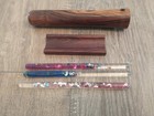 Wooden Kaleidoscope   3 Space Tubes Vintage Toy