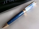 S t  Dupont Line D Limited Edition Monet Ballpoint Pen Bleu gold