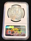 1963 Dominican Republic Silver 1 Peso Republic Restoration Ngc Ms 65 Gem Bu