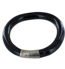 Handmade Vintage Buffalo Horn Silver Bangle Bracelet Womens Large Size