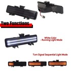 Smoke Switchback Led Paking Signal Lights For 83-93 Chevry S-10   82-90 Gmc S-15