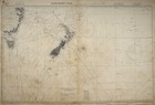 Nautical Chart  south Pacific Ocean Western Sheet   new Zealand  1951