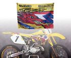 Retro Supercross Enduro Vmx Banner Flag Sign Suzuki Of Troy Racing Rm250 Mcgrath