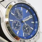 Seiko Spirit Blue Dial Chronograph Stainless Steel Men s Watch Sbtq071