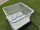 Vintage Graco Playpen Play Yard Mesh Sided Foldable Portable 80s 90s Nostalgia