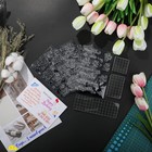 Clear Stamps For Card Making - 4 Sentiment Sheets   3 Acrylic Blocks