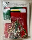 Bucilla Vtg Felt Wall Hanger Kit Snowman   s Spice 48798 Sequin Embroider Appliqu  