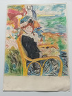 Pierre Auguste Renoi Drawing On Paper  handmade  Signed And Stamped Mixed Media 