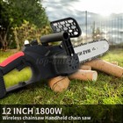 12  Cordless Chainsaw Brushless Electric Handheld Chain Saw W battery charger Us