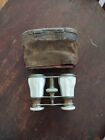 Antique French Lemaire Fabt  Mother-of-pearl W gold Opera Glasses W  Case 