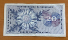 Switzerland 1964 20 Francs Circulated Note
