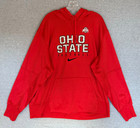 New  Nike Ohio State Buckeyes Football Hoodie Mens 2xl Dri-fit Red Pullover
