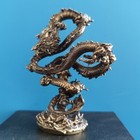 3 2 Inch Chinese Old Bronze Copper Statue Hand Carved Dragon Home Decoration