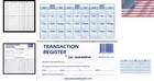12 Checkbook Transaction Registers 2025-2026-2027 Calendars Check Book Bank    