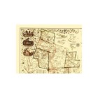 Historic County Map - Hampshire County Massachusetts - Barker 1854 - Vintage
