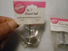 3 Wilton No 7 Flower Nail New In Packages