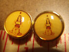 2 Rare Vtg  Land O lakes Sweet Cream Butter Lapel Pins - Dealer Award -  nice 