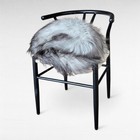 Genuine Icelandic Sheepskin Rug Gray Moorit 52  X 34 