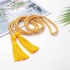 Gold Graduation Honor Cord With Tassels 68 Long Polyester Yarn Rope 2025
