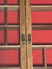 Vtg  Wooden Glass Door Display Case 14   