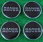 4x Black Wheel Center Caps 62mm Emblems For Range Rover Lr Discovery  freelander