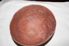Rare Prehistoric 1050 - 1150 Tusayan Black On Red Abstract Design Pottery Bowl