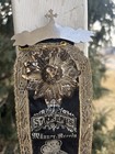 Antique 1860s - 1870s St  Joseph Catholic Religious Pinback Ribbon - Very Rare