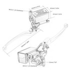 22mm Front Brake Master Cylinder Lever For Suzuki Sv 650 x V-strom 650 1000 1050