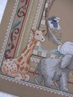 Noah s Ark Sampler Finished Cross Stitch Completed 16  Vintage Alma Lynne Design