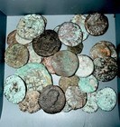 Multiple Lots Of 5 Roman And Byzantine Ae Coins Unidentified 