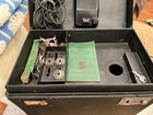 Vintage 1948 Singer Featherweight 221 Sewing Machine W case And Attachments 