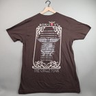 Bon Jovi The Circle Tour 2010 T Shirt Mens L Brown Band Tour Dates Rock Concert