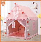 Children Play Tent Princess Castle House Room Cartoon Indoor Outdoor Playhouse