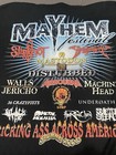 2008 1st Annual Mayhem Festival Med T-shirt Slipknot  Distubbed machine Head