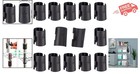 26 Count Black Wire Shelving Shelf Lock Clips - Perfect Replacement Parts